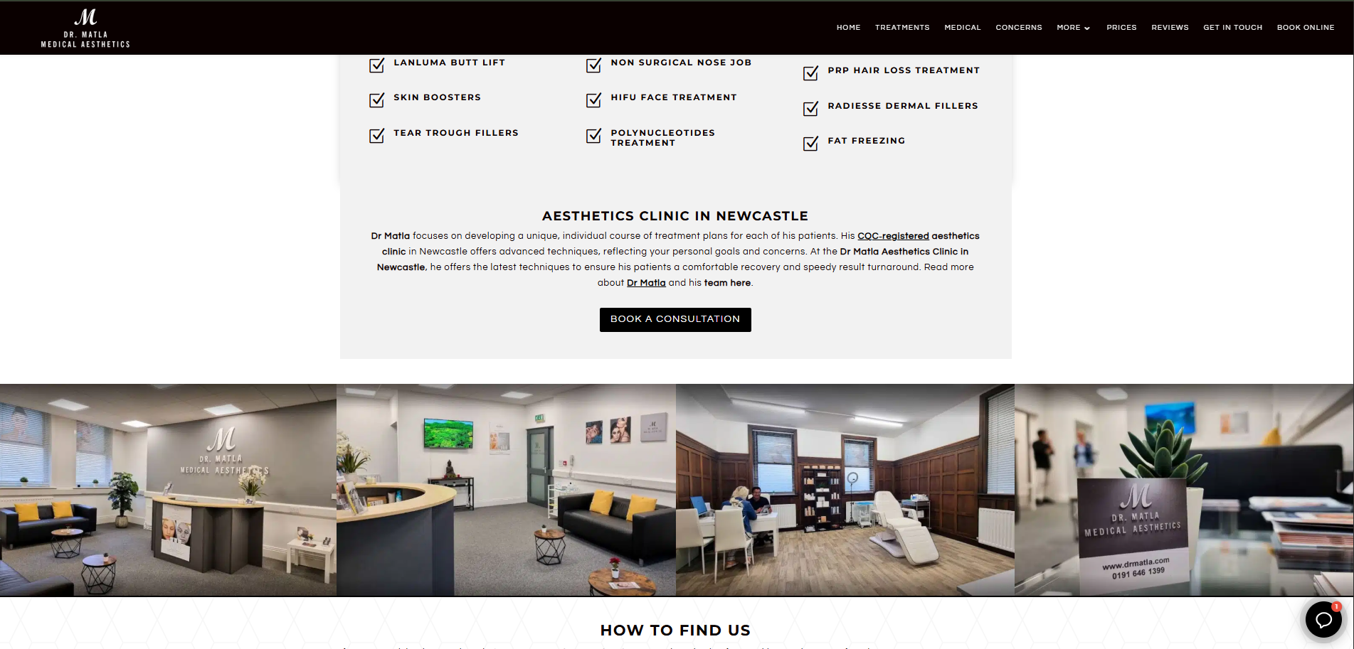 Dr Matla Aesthetics screen 1