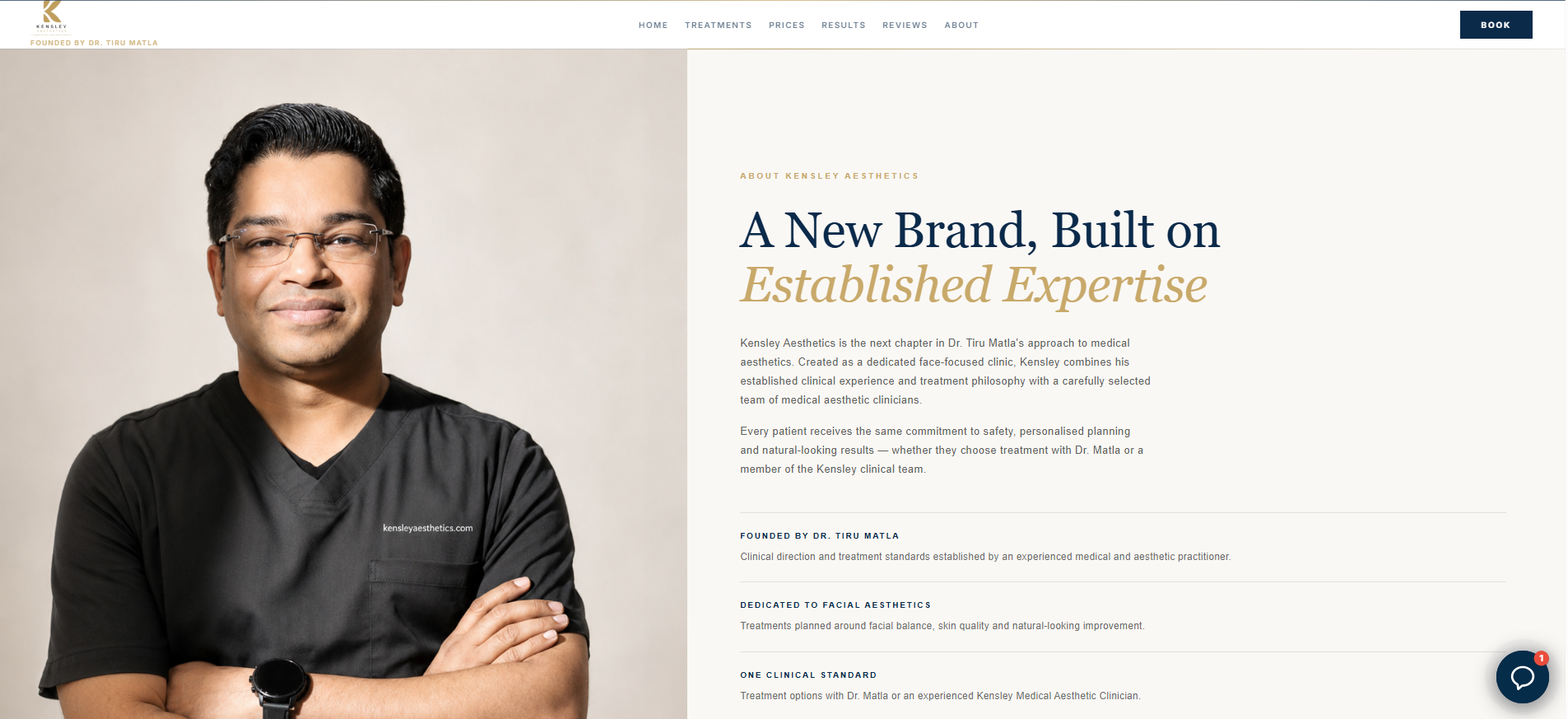 Kensley Aesthetics screen 1